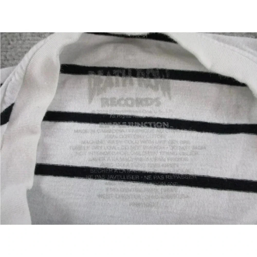 Death Row Records Striped Large Men T-Shirt EUC Rap R&B Unisex - Picture 5 of 6